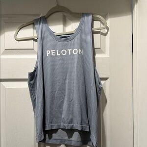 Peloton Blue Striped Women's Tank Top